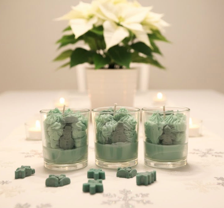 Winter's Heart - Handmade Christmas Candle