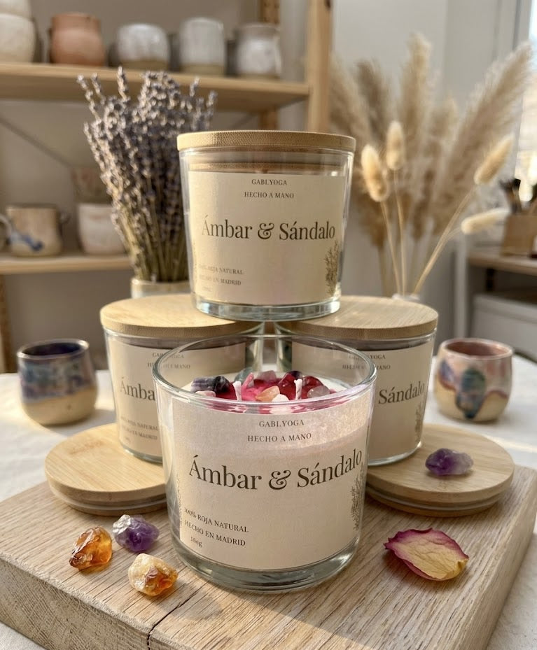 Quartz Crystal Candle Collection