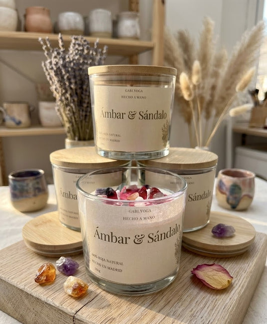 Quartz Crystal Candle Collection