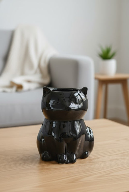 Miau & Cera - Black Cat Wax & Oil Burner