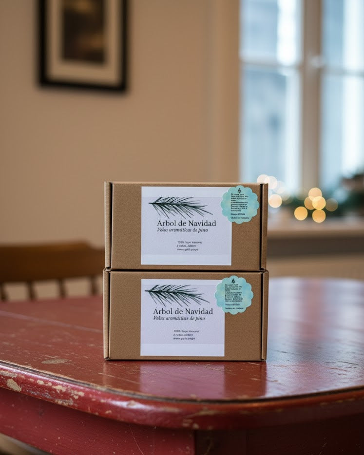Árbol de Navidad Candle Gift Box - Set of 2