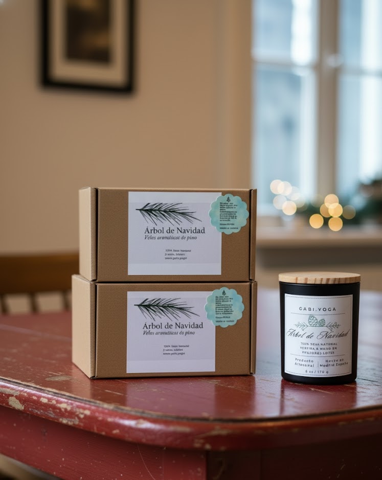 Árbol de Navidad Candle Gift Box - Set of 2