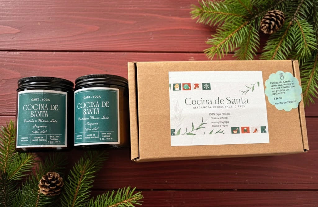 Cocina de Santa - Artisan Candle Gift Box (2-Pack)